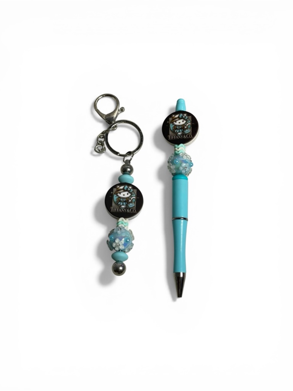 Hello Kitty Keychain and Pen Set